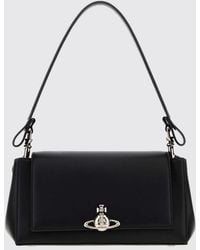 Vivienne Westwood - Hazel Shoulder Bag With Monogram Pattern And Orb Logo - Lyst