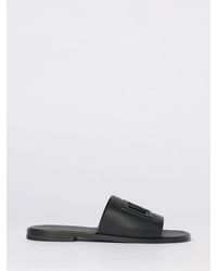 Dolce & Gabbana - Dolce &Amp Gabbana Leather Slippers - Lyst