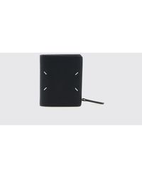 Maison Margiela - Grained Leather Bifold Wallet With External Zip - Lyst