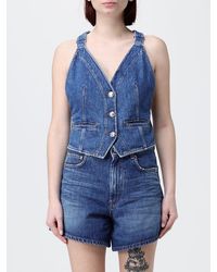 Sportmax - Denim Vest - Lyst