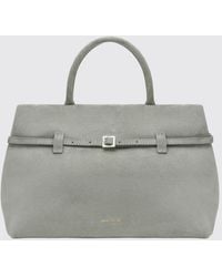 MANU Atelier - Le Cambon 35 Suede Leather Handbag - Lyst