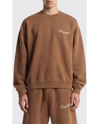 DSquared² - Cotton Crewneck Sweatshirt With Logo - Lyst