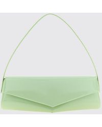 Jil Sander - Kante Brushed Calfskin Shoulder Bag With Flat Handle - Lyst
