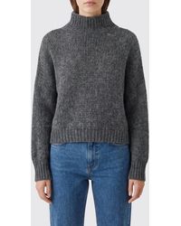 Roberto Collina - Wool Blend Turtleneck Jumper With Dropped Shoulders - Lyst