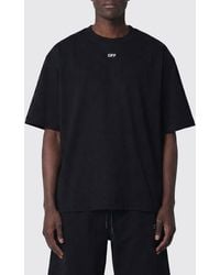 Off-White c/o Virgil Abloh - Cotton T-Shirt With Logo - Lyst