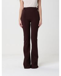 Elisabetta Franchi - Crepe Trousers - Lyst