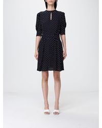 Mar De Margaritas - Polka Dot Viscose Mini Dress - Lyst