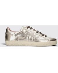 Premiata - Stevend Calfskin Sneakers With Contrasting Details And Logo - Lyst