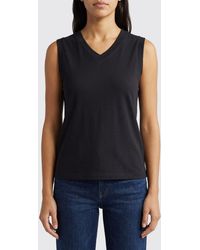 Vince - Basic Cotton Tank Top - Lyst