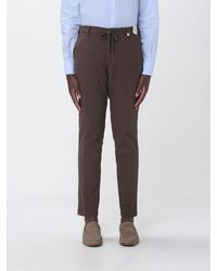 Myths - Cotton Slim Fit Trousers With Drawstring - Lyst