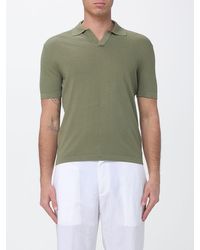 Brooksfield - Cotton Crepe Polo Shirt - Lyst