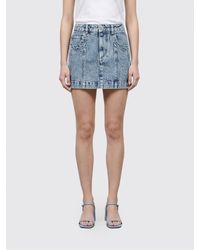 Isabel Marant - Denim Mini Skirt - Lyst