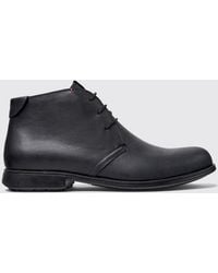 Camper - Mil 1913 Smooth Leather Chukka Boots With Embossed Logo - Lyst