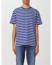 Polo Ralph Lauren - T-shirt in cotone a righe - Lyst