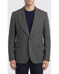 McQueen - Single-Breasted Wool Blazer - Lyst