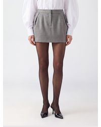 Magda Butrym - Stretch Wool Slim Fit Pencil Mini Skirt - Lyst