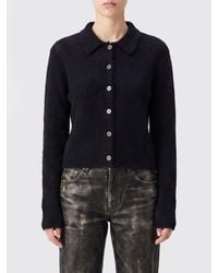 Our Legacy - Slim Fit Cardigan Von Aus Alpakawollmischung Mit Klassischem Kragen - Lyst