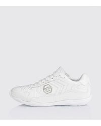 Philipp Plein - Pit-$Top Crocodile Print Leather Sneakers - Lyst