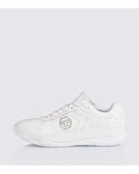 Philipp Plein - Pit-$Top Crocodile Print Leather Sneakers - Lyst
