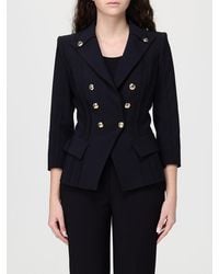 Elisabetta Franchi - Double-Breasted Blazer - Lyst