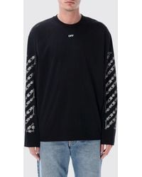 Off-White c/o Virgil Abloh - Arrows Diagonals Long-Sleeve T-Shirt - Lyst