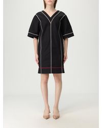 Fendi - Vestido con cuello en V - Lyst