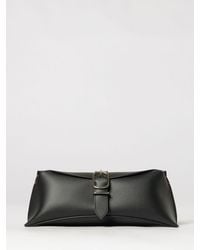 Paul Smith - Smooth Calfskin Leather Crossbody Bag With Flap And Buckle Closure - Lyst
