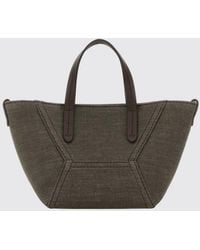 Brunello Cucinelli - Cotton Canvas Bag - Lyst