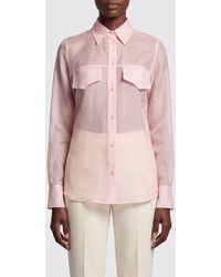 FEDERICA TOSI - Silk Organza Shirt - Lyst