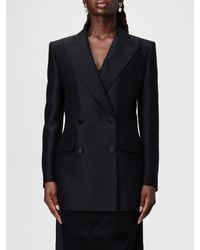 Dolce & Gabbana - Dolce &Amp Gabbana Double-Breasted Wool And Silk Blazer - Lyst