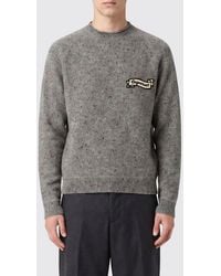 DSquared² - Pull À Col Rond En Mélange De Laine Style Collège Avec Logo Brodé - Lyst