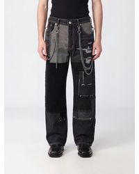 Junya Watanabe - Wide-Leg Patchwork Denim Jeans - Lyst