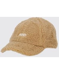 Autry - Ribbed Wool Beanie Hat With Turn-Up Cuff And Contrast Logo - Lyst