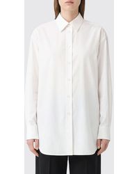 Jil Sander - Relaxed Fit Cotton Shirt With Classic Collar And Dropped Shoulders - Lyst