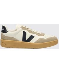 Veja - Sustainable O.T. Leather Low-Top Sneakers With Contrast Logo - Lyst