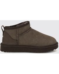 UGG - Classic Ultra Mini Waterproof Suede Platform Ankle Boots - Lyst