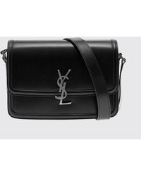 Saint Laurent - Brushed Calfskin Leather Crossbody Bag With Ysl Buckle - Lyst