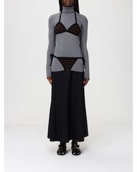 Moschino - Turtleneck Knit Top With Bikini Briefs - Lyst