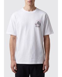 Edwin - Printed Cotton T-Shirt - Lyst