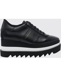 Stella McCartney - Stringate Platform Elyse Bicolore - Lyst