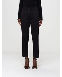 Mason's - Stretch Cotton Cropped Fit Trousers - Lyst