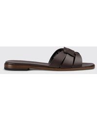 Doucal's - Leather Mules - Lyst