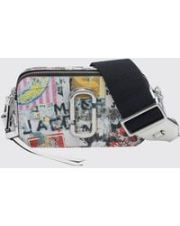 Marc Jacobs - The Snapshot Saffiano Leather Bag With Double J Logo - Lyst