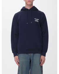 Drole de Monsieur - Cotton Hoodie With Slogan Print And Kangaroo Pocket - Lyst