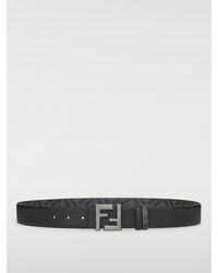 Fendi - Cintura Squared Ff Reversibile - Lyst