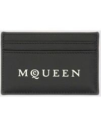 McQueen - Leather Credit Card Holder - Lyst