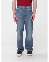 Levi's - Cotton Denim Palazzo Jeans - Lyst