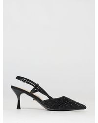 Twentyfourhaitch - San Francisco Satin Slingbacks With Rhinestones - Lyst