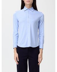 Circolo 1901 - Camisa Clásica De Algodón De Manga Larga Y Corte Slim Con Cuello Clásico - Lyst