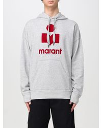 Isabel Marant - Felpa Con Cappuccio E Logo - Lyst
